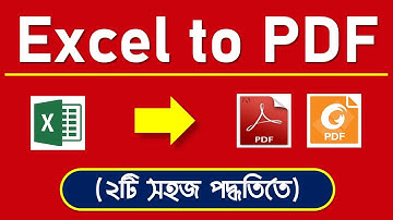 How to convert Excel to PDF without software || Save Excel file as PDF