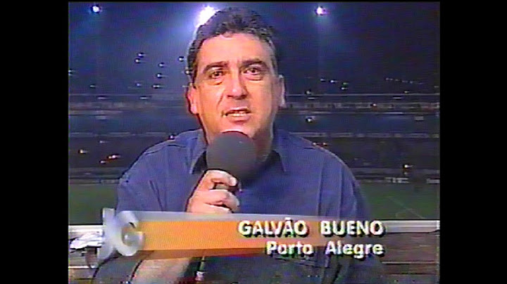 Galvão Bueno comenta Grêmio 5 x 0 Palmeiras - Copa Libertadores 1995