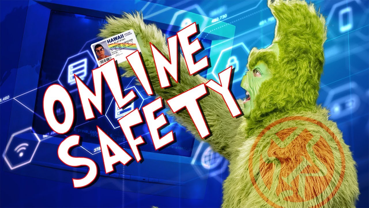 Grinch Practices Online Safety - YouTube