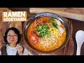 Ramen vgtarien  soupe de nouilles japonaise  dlicieux bol au bouillon profond