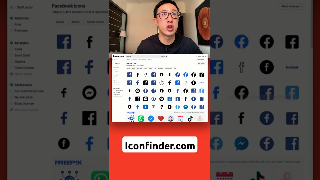 🔍 Where to Find the Best Icons for Free! | IconFinder.com (Websites I Use - Part 5)