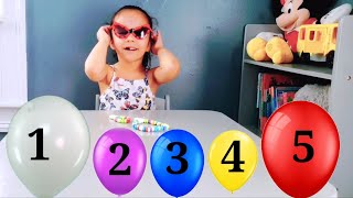 LET'S LEARN COLORS WITH BALLOONS | FINGERS FAMILY SONG | NURSERY RHYMES | PLAY AND LEARN COLORS | by lias abchouse 958 views 3 years ago 3 minutes, 20 seconds