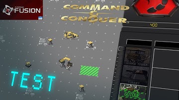 TEST COMMAND AND CONQUER Clickteam Fusion 2.5