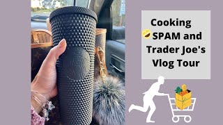 Vlog With Us: Cooking Spam and Trader Joe&#39;s Vlog Tour