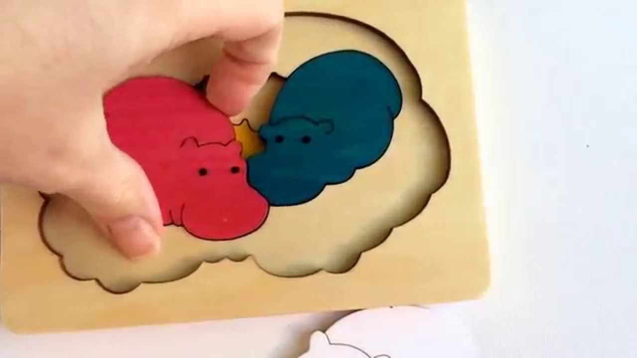 SHAPE PUZZLE-KIDS EDUCATIONAL WORD LEARNING GAME APP WITH HIPPO
