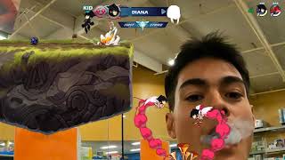 Black Default Diana Destroys Offstage