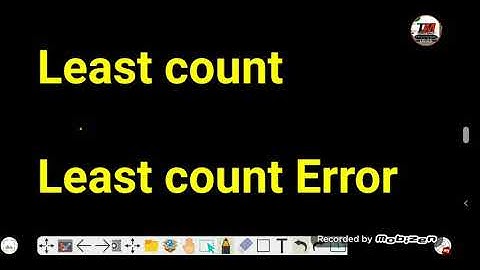 L-07 Least count and Least count error | Physics class 11th