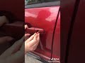 How to open a car if  you left the key inside the car