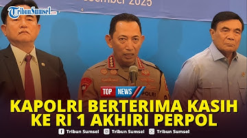 🔴Respons Kapolri seusai Prabowo Susun PP Akhiri Polemik Perpol 10/2025: Terima Kasih Pak Presiden