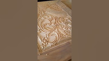 Big Wooden Door Carving by #CNC Router Machine #Shorts Video