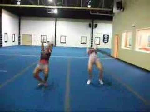 cheer ; 3 to a tuck =] me and dana!