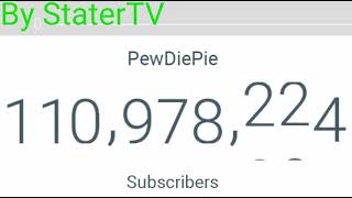 Pewdiepie Hits 111M Subscribers (Fake Counter)