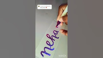 comment your name #calligraphy #handwriting #art #magicalcalligraphy #viral #viralvideo