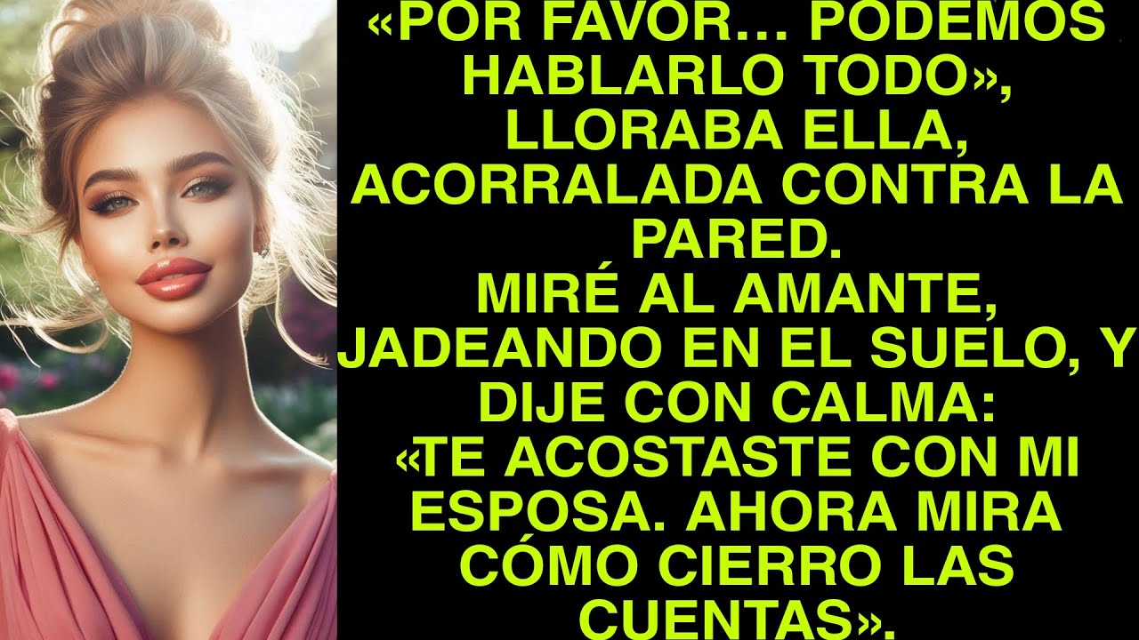 «POR FAVOR… PODEMOS HABLARLO TODO», LLORABA ELLA, ACORRALADA CONTRA LA PARED. MIRÉ AL AMANTE