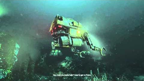 SOMA - Site Delta: Rescued By Helper Bot Cutscene, Robot Dialogue, Find a Way to Theta Ocean Explore