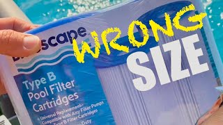 Funsicle Skimmer Pump Hack: Using Type B Filter Instead of Type A (DIY Pool Fix)
