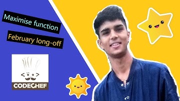Maximise Function codechef February long-off problem