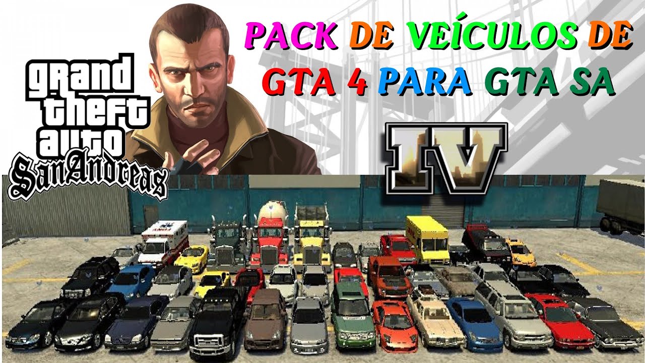 Pack de Veículos GTA IV to SA - MixMods