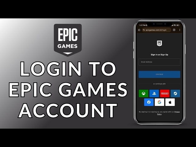 EpicGames.com Login: How To Login Sign In Epic Games Account