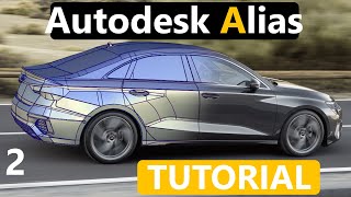 Audi A3 Sedan 2021 Course | Chapter 2 | Free Alias Tutorial | MS3D