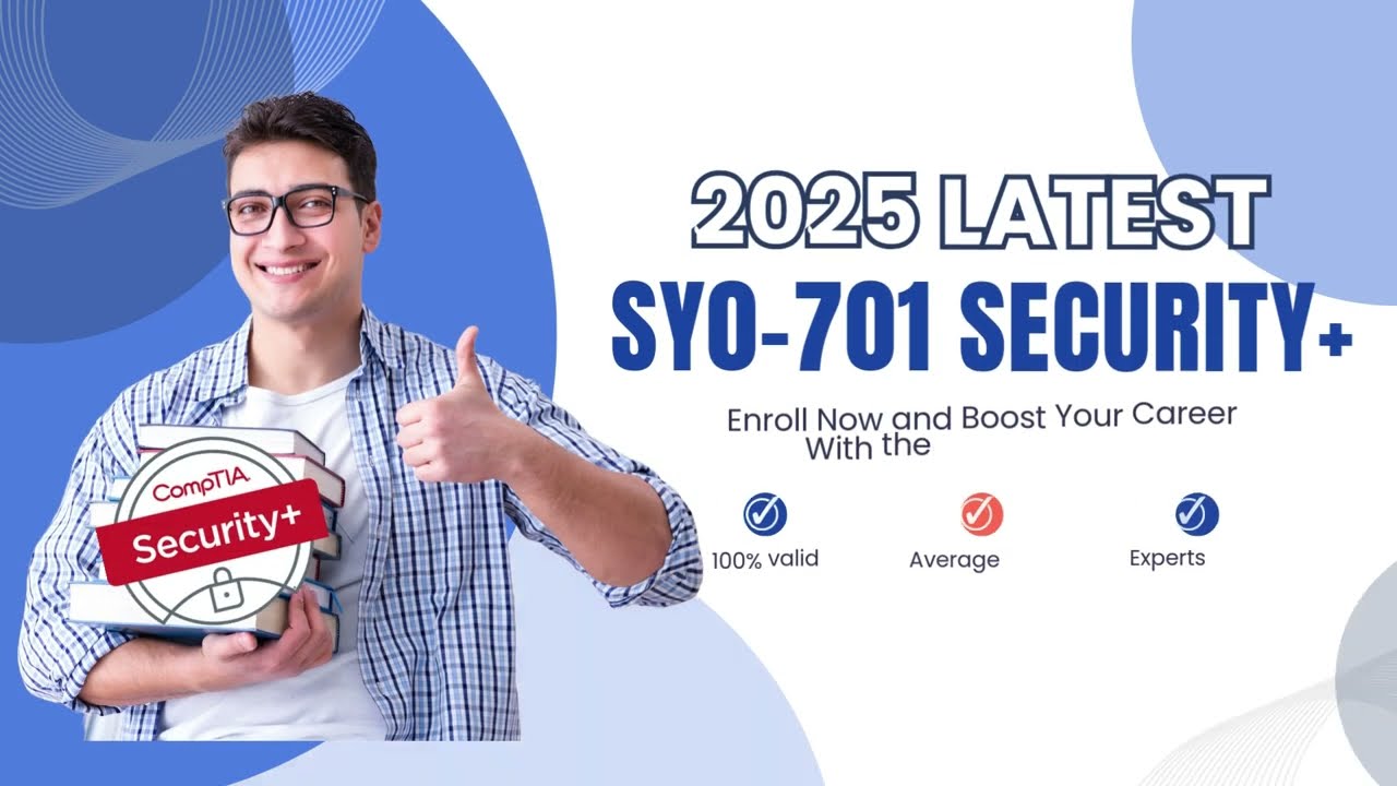 2025 Latest Security+ sy0-701 Exam Questions - YouTube