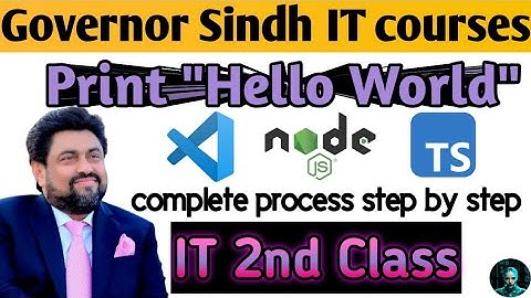 2nd IT Class print"hello world" in Visual Studio #governorsindh #viral #ai #trending #itcourses #fyp