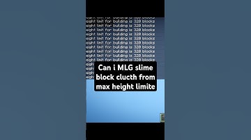 Can I MLG with Slime block from mx height limit in Minecraft#viralshorts #minecraft