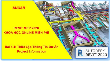Revit MEP 2020 - Bài 1.4: Thiết Lập Thông Tin Dự Án - Project Information | Sugar MEPF