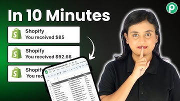 Track Shopify Orders in Google Sheets Instantly