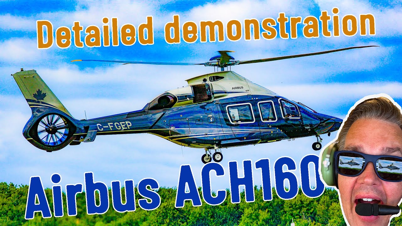Airbus ACH160 Helicopter full flight with detailed cockpit tour