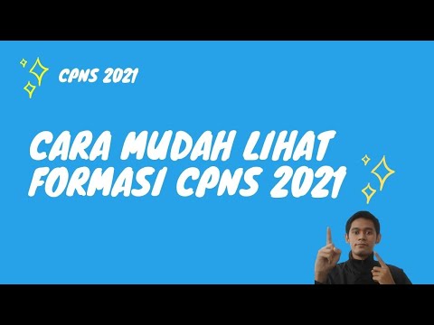 CARA MUDAH LIHAT FORMASI CPNS 2021 LEWAT SSCASN.BKN.GO.ID