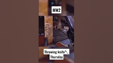 Throwing knife Thursday! Call of duty Modern Warfare 2! #shorts #modernwarfare2