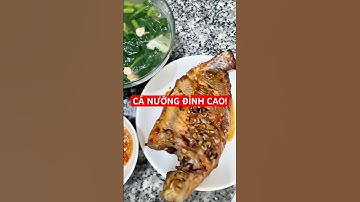 Bữa Trưa Thanh Đạm Nhưng Đậm Vị: Cá Điêu Hồng Nướng & Canh Tôm Mồng Tơi #amthuc #monngon