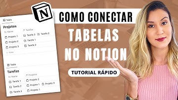 Como conectar bancos de dados NOTION | Relations