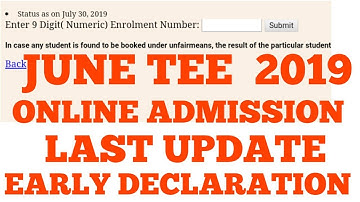 IGNOU NEW NOTIFICATION JUNE TEE 2019 RESULT LAST UPDATE EARLY DECLARATION ONLINE ADMISSION 2019