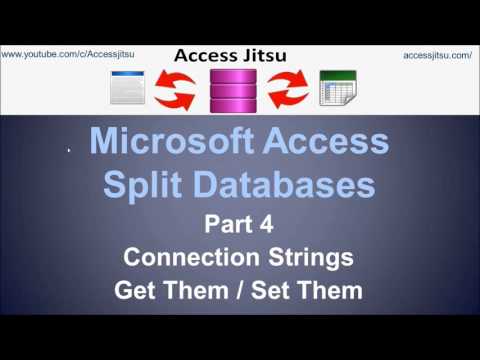 Microsoft Access Split Databases:  Connection Strings