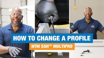 How to Change a Profile - New Tech Machinery