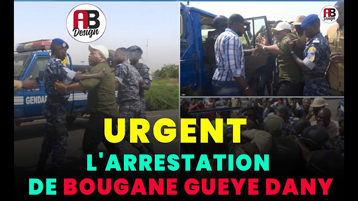 URGENT - Le Film Complet de l'arrestation de Bougane Gueye Dany