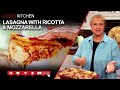 Lasagna with ricotta  mozzarella