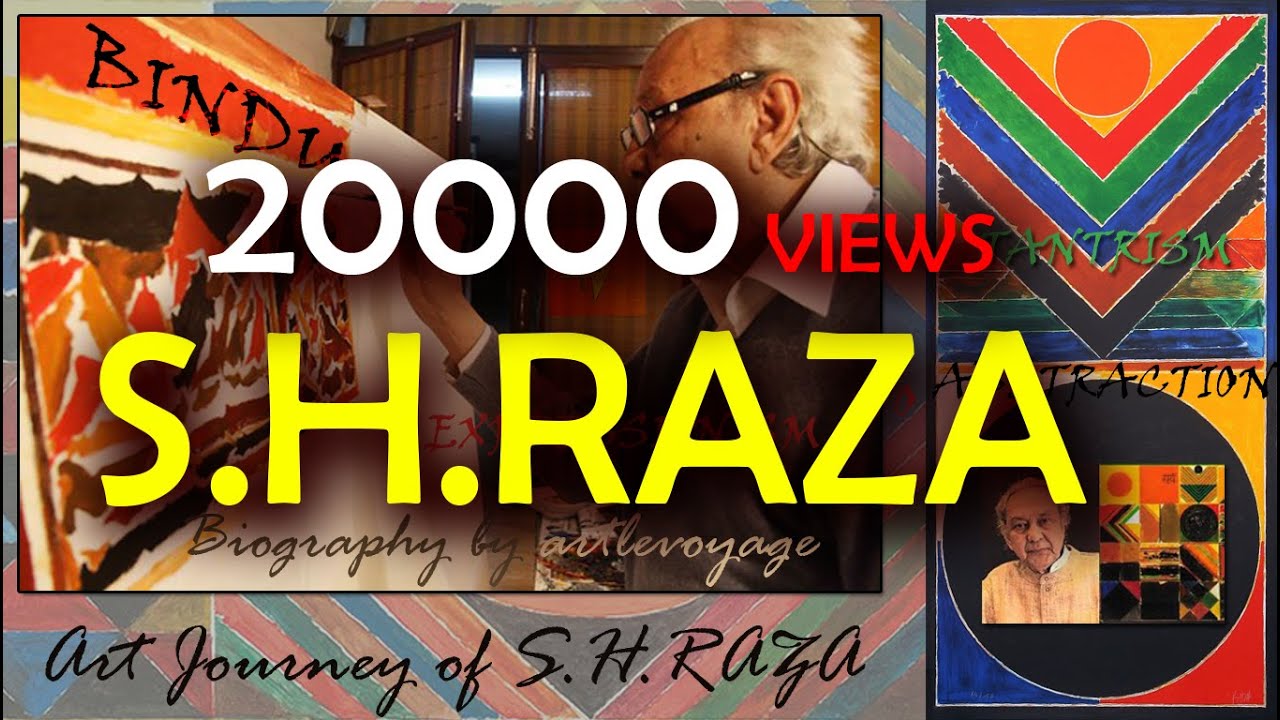Saher Raza S H RAZA Biography II Complete Art Journey of SAYED HAIDER Raza II ...