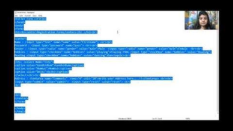 CLASS 12 COMPUTER Ch-1 Creating HTML forms using kompozer