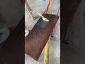 Rust removal of steel plates at construction sites by SFX laser cleaning machine  #weldwheels
