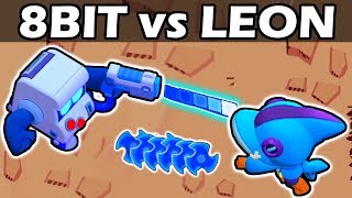 8BIT vs LEON | 1 VS 1 | Brawl Stars