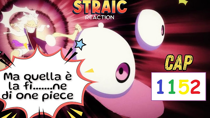 Cap 1152 (LIVE reaction): Oda... STUPISCICI!