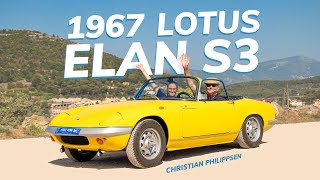 Christian Philippsen prend en main sa Lotus Elan (Il a le sourire !)