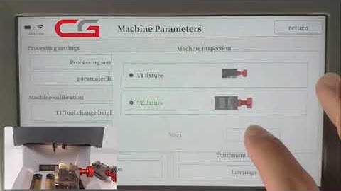 CG007 Godzilla Key Cutting Machine: How to do calibration 2