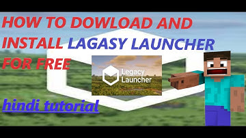 How to download and install legacy launcher for free (HINDI TUTORIAL)