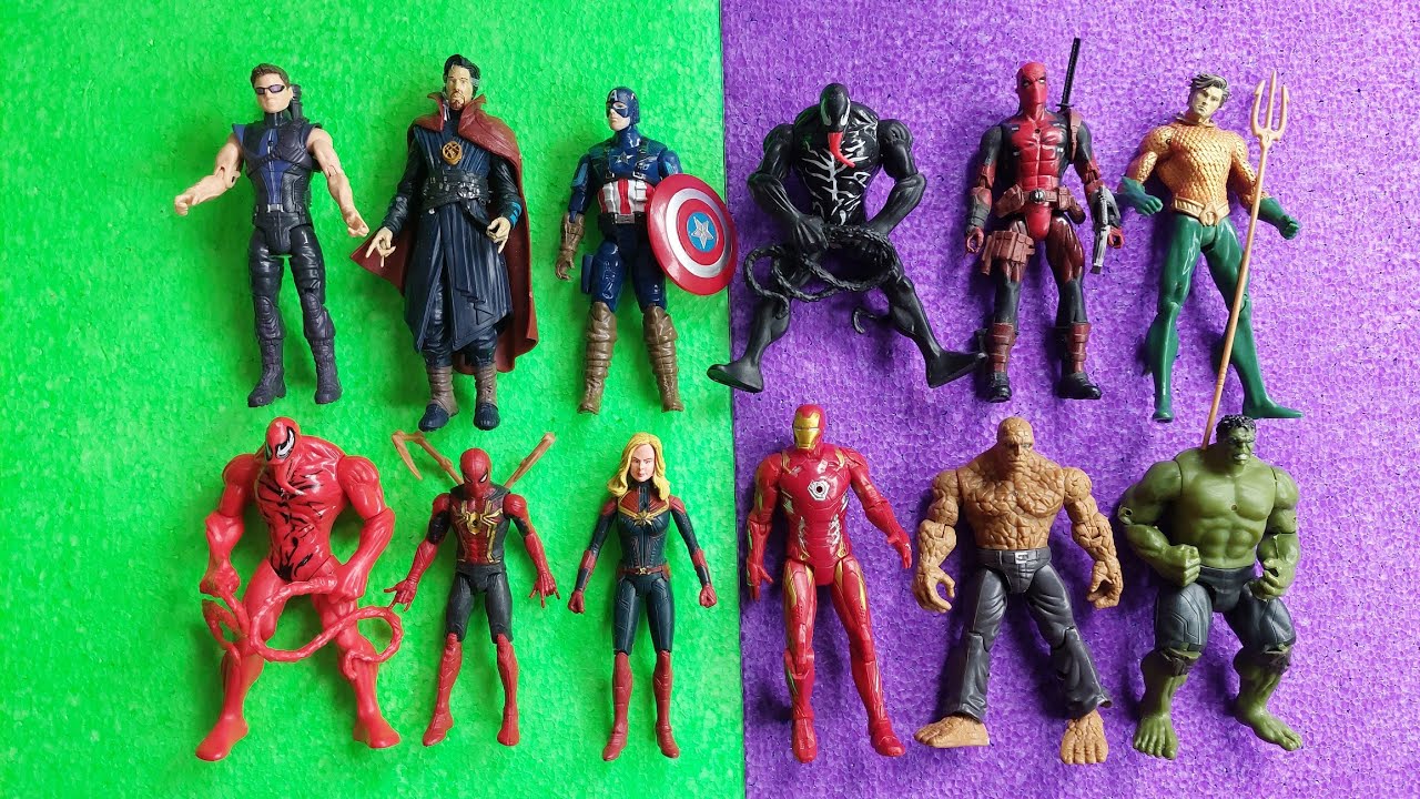Hunting toys action figure toys Marvel toys avenger toys, spiderman 