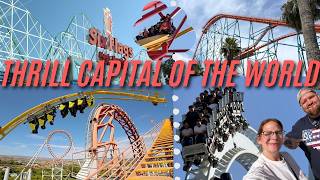 There are no more EXCITING ROLLER COASTERS at any THEME PARK - Our day at Magic Mountain