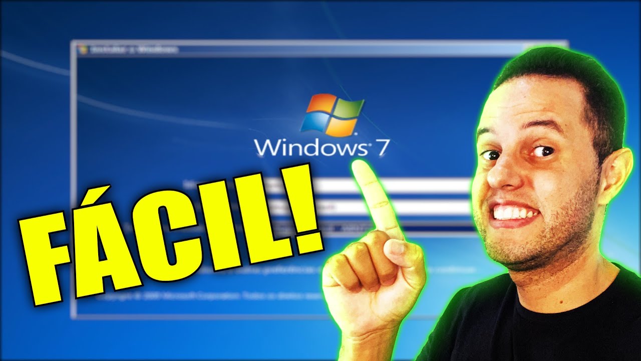 COMO FORMATAR E INSTALAR O WINDOWS 7 COMO FORMATAR E INSTALAR O WINDOWS 7